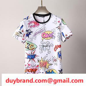 Kiểu dáng Dolce & Gabbana Dolgaba Short Sleeve T -Shirt Super Great New Men Print