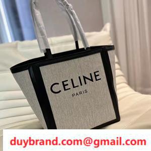 Celine Celine TOTE Túi Thiết kế đồng bằng Kích thước cao phổ biến kích thước phổ biến