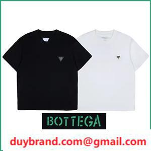 2022SS Vật phẩm phổ biến Bottega Veneta Bottega Veneta Tay áo ngắn giá rẻ T -Shirt Một loạt các tọa độ với một loạt các tọa độ