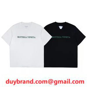 Bottega Veneta 22SS Xu hướng mùa xuân / Mùa hè Model mới nhất Bottega Veneta Fake Short -sleeved T -shirt hoàn toàn thời trang!
