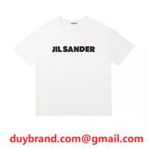 Jil Sander Jill Sander Short Sleeve T -Shirt thoải mái, trang phục đơn giản cao độ cao là món đồ tiêu chuẩn mùa xuân / mùa hè tuyệt vời