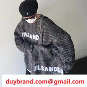 Jil Sander Gillander Fake Sweater+Túi cân bằng túi Corde Phong cách bỏ qua