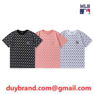 22 kỷ nguyên mới kỷ nguyên mới MLB T -Shirt unisex Phong cách thông thường Phong cách Hàn Quốc -Phố kiểu Hàn Quốc