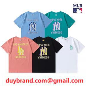 MLB Hàn Quốc Maelby Hàn Quốc giá rẻ giá rẻ tay áo dài T -Shirt Multic Colored Thiết kế đơn giản và thoải mái cho đàn ông và phụ nữ