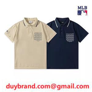 Phong cách lỏng lẻo New York Yankees MLB tay áo ngắn áo polo cân bằng corde