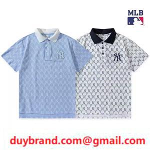 Màu sắc hoàn hảo cho mùa xuân và mùa hè MLB Hàn Quốc Maelby Coria Short Sleeve Shirt Unisex