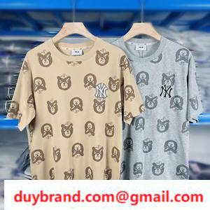 MLB Hàn Quốc Maelby Hàn Quốc ngắn tay T -Shirt Người lớn Design Design Design Một xu hướng tốt