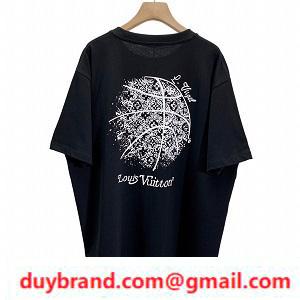 Louis Vuitton Màu mới Louis Vuitton Mới T -Shirt/Tea Áo 3 Lựa chọn