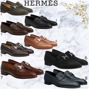 Giày lười Hermes Moccasins Khóa vàng Nam siêu cấp Logo chữ H sang trọng nhiều màu sắc lựa chọn 