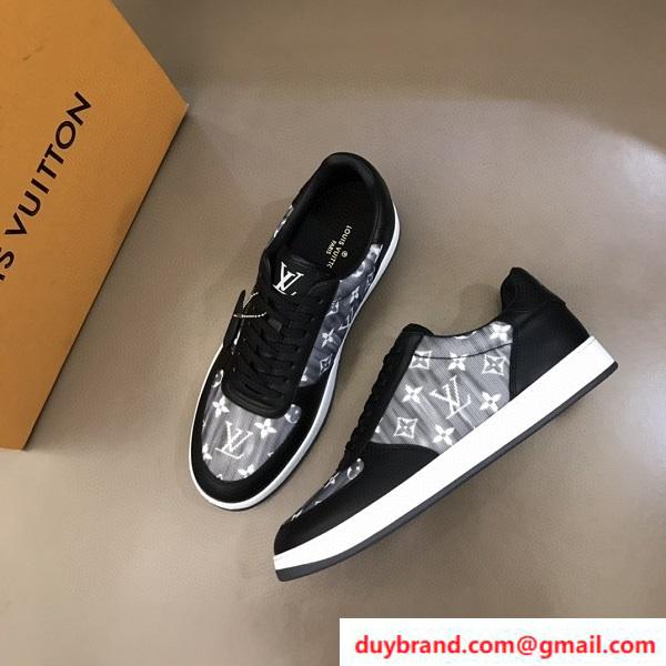 Louis Vuitton Trainers Black White SS22 Sneakers LV size 10  eBay