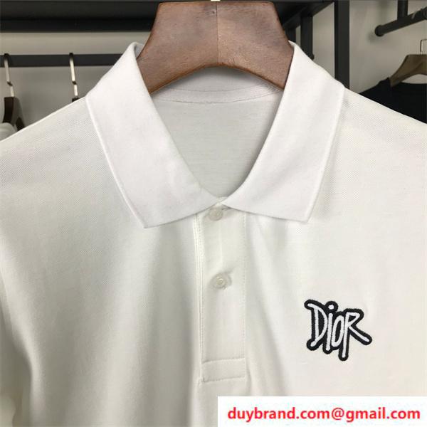 ディオール ポロシャツ ブランドロゴ DIOR メンズ半袖 品質保証 スーパーコピー