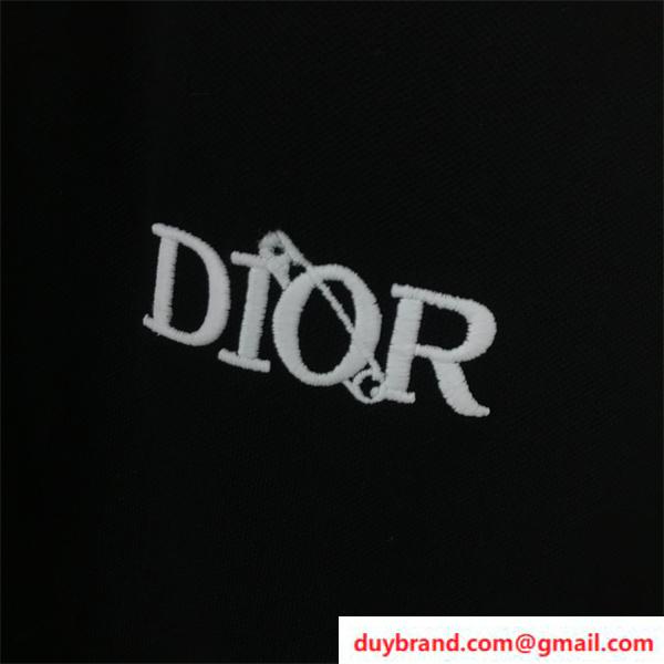 ディオール ポロシャツ ブランドロゴ DIOR メンズ半袖 品質保証 スーパーコピー